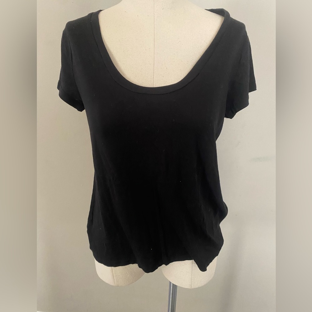 Mossimo Supply Co. Black and White Patterned Camisole,Old Navy black top - Picture 2 of 13
